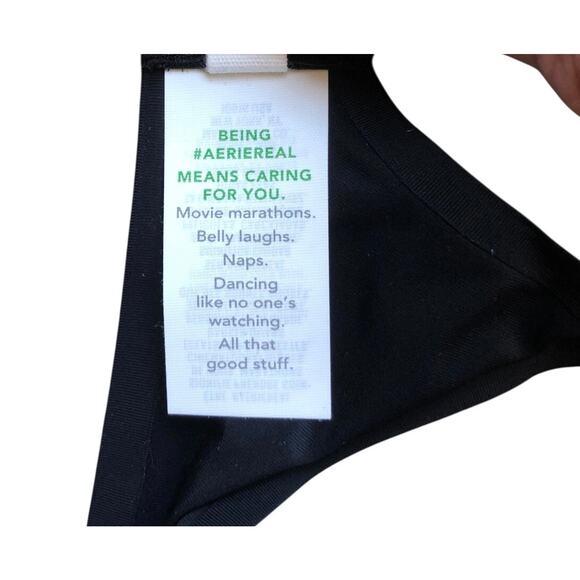 Aerie Smoothez Lightly Lined Bra Full Coverage Black Size Women's Size 32C NWT - Picture 11 of 16